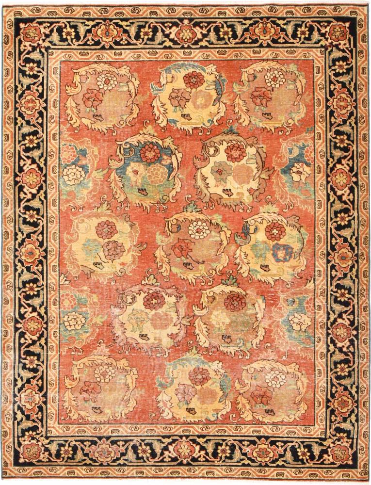 Persian Rug Vintage 222x171 222x171, Persian Rug Knotted by hand