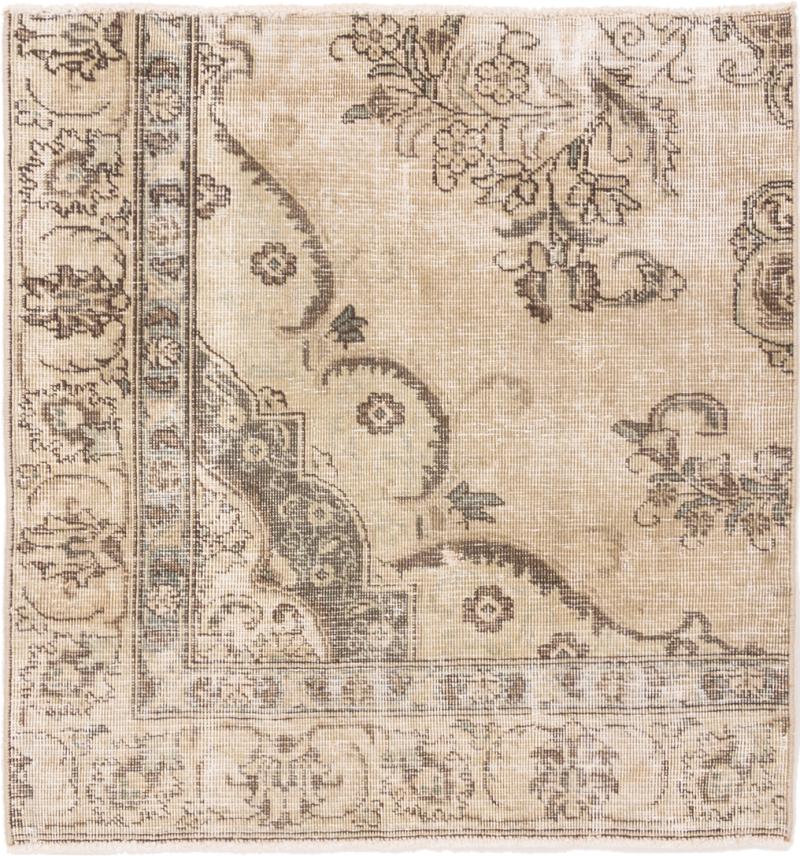 Persian Rug Vintage 91x87 91x87, Persian Rug Knotted by hand