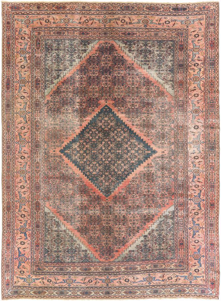 Alfombra persa Moud Dorokhsh Antiguo 392x273 392x273, Alfombra persa Anudado a mano