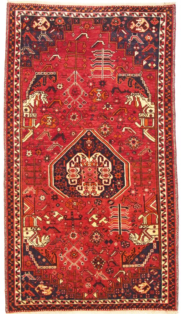 Tapete persa Ghashghai 198x111 198x111, Tapete persa Atado à mão