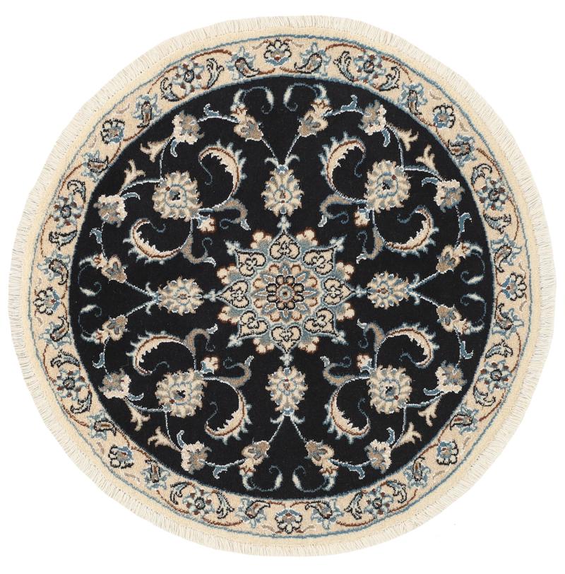 Persian Rug Nain 99x99 99x99, Persian Rug Knotted by hand