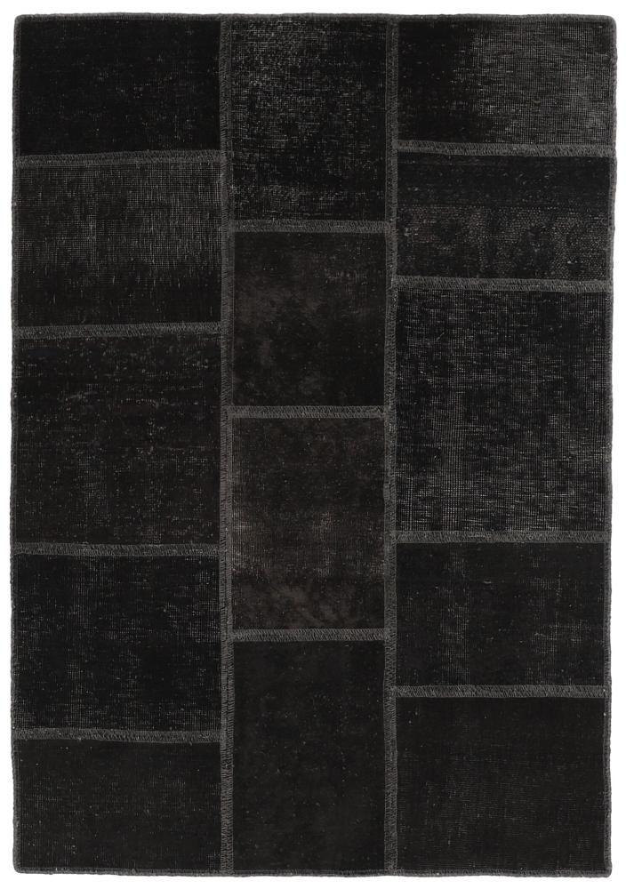 Persisk tæppe Patchwork 156x107 156x107, Persisk tæppe Knyttet i hånden