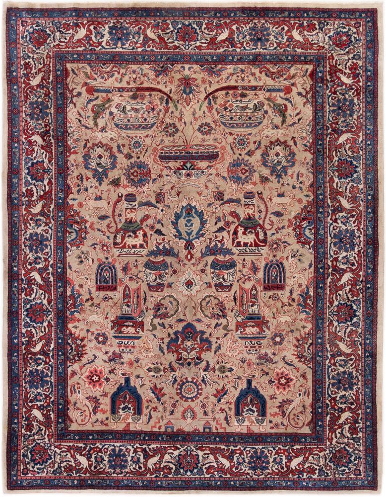 Persian rug Sarouk 10'3"x8'1" 10'3"x8'1", Persian rug Hand-knotted