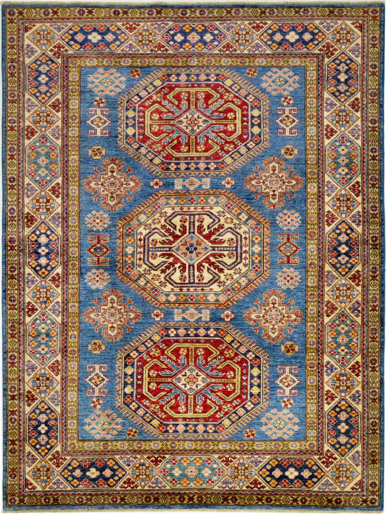 Afghansk tæppe Super Kazak 225x171 225x171, Persisk tæppe Knyttet i hånden