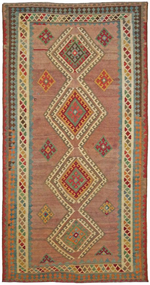 Persisk tæppe Kelim Fars 286x147 286x147, Persisk tæppe Håndvævet