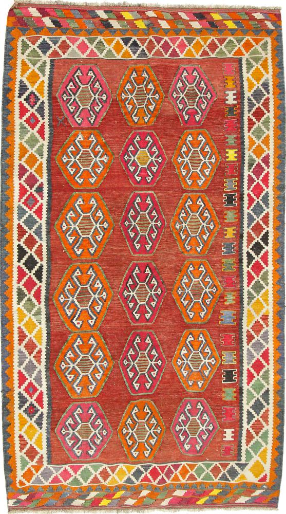 Tapete persa Kilim Fars Azerbaijan Antigo 304x170 304x170, Tapete persa Tecido à mão