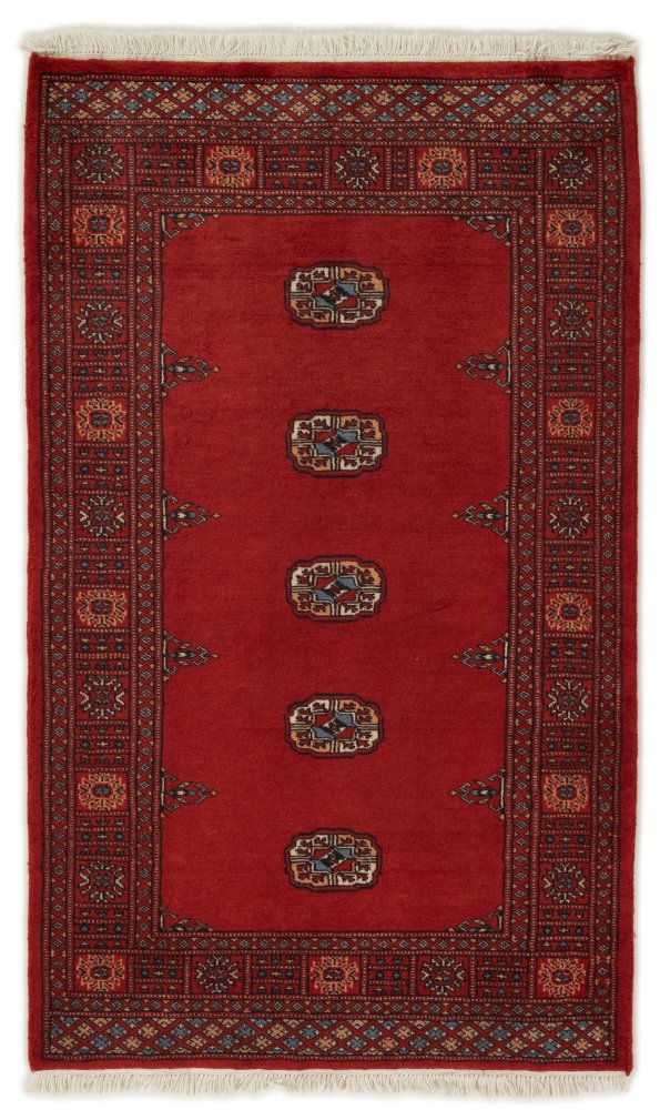 Pakistaans tapijt Pakistan Buchara 2ply 150x90 150x90, Perzisch tapijt Handgeknoopt
