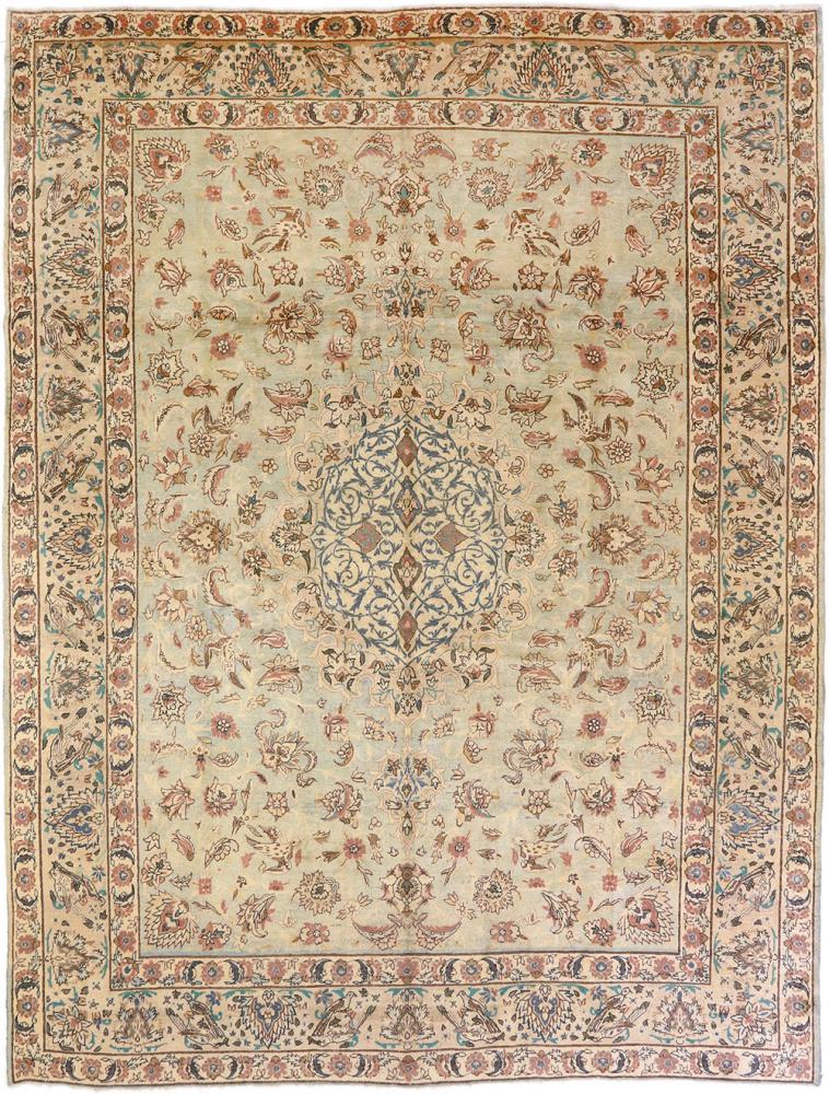 Alfombra persa Yazd Antiguo 399x299 399x299, Alfombra persa Anudado a mano