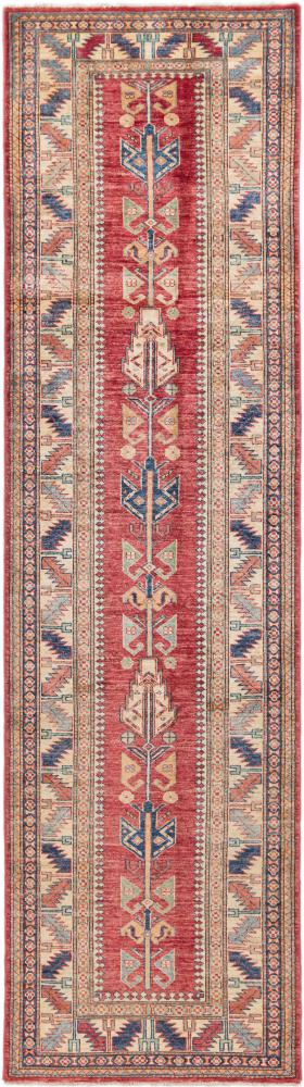 Αφγανικό χαλί Super Kazak 311x85 311x85, Περσικό χαλί Οι κόμποι έγιναν με το χέρι