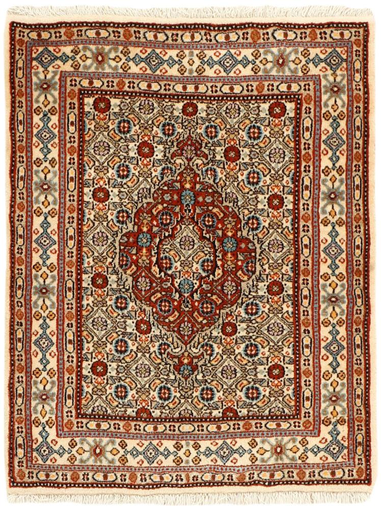 Perzisch tapijt Moud Mahi 85x67 85x67, Perzisch tapijt Handgeknoopte
