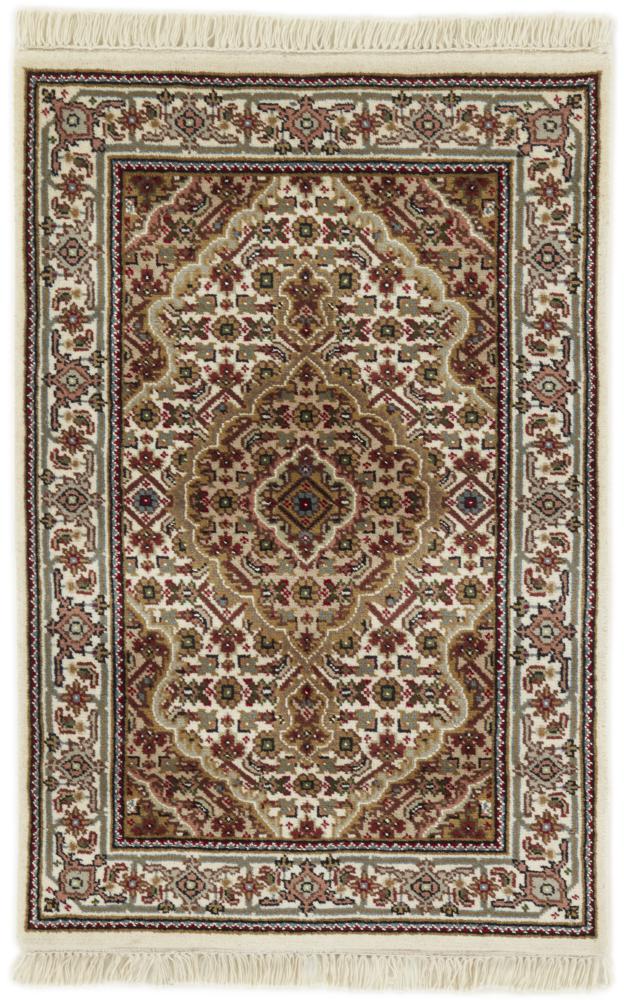 Indiaas tapijt Indo Tabriz 93x63 93x63, Perzisch tapijt Handgeknoopte