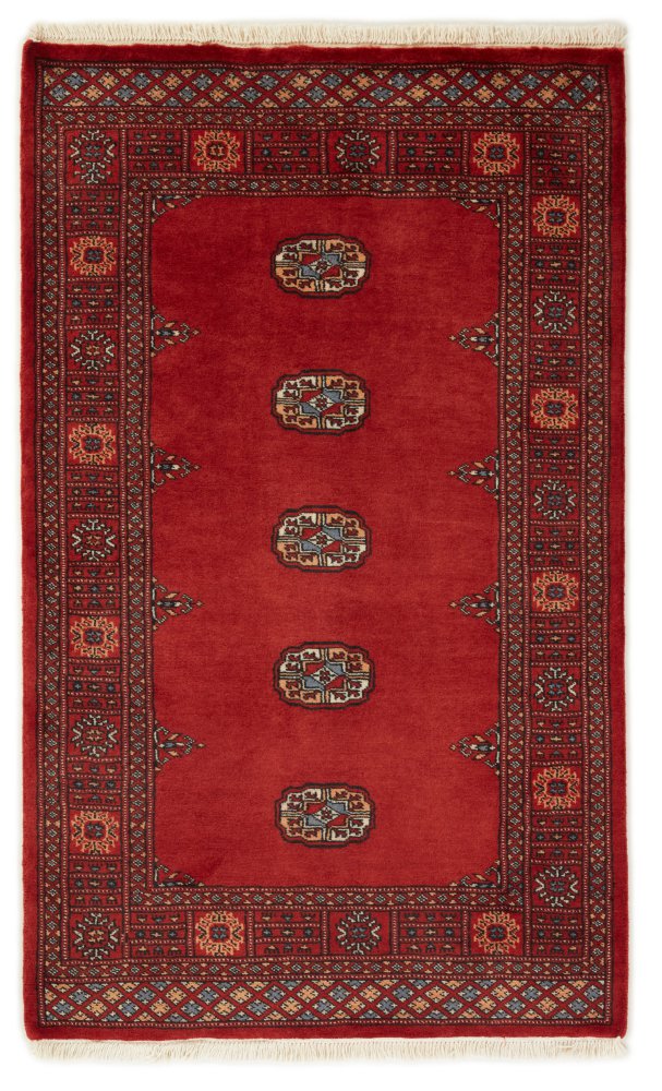 Pakistansk teppe Pakistan Buchara 2ply 156x96 156x96, Persisk teppe Håndknyttet