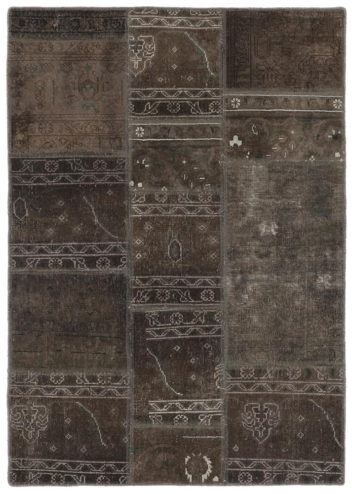 Persisk tæppe Patchwork 154x109 154x109, Persisk tæppe Knyttet i hånden