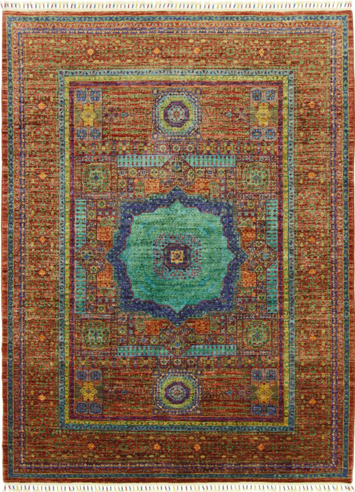 Tapete paquistanês Mamluk 239x182 239x182, Tapete persa Atado à mão