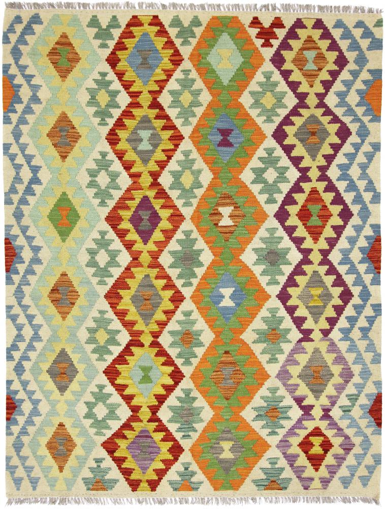 Tapis afghan Kilim Afghan Heritage 207x161 207x161, Tapis persan Tissé à la main