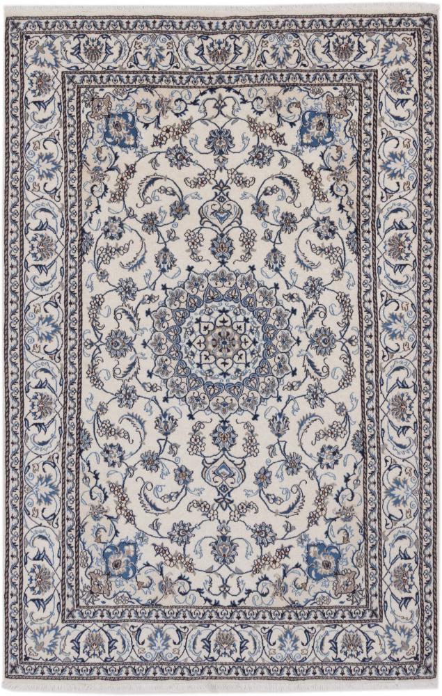 Tapis persan Naïn 291x191 291x191, Tapis persan Noué à la main