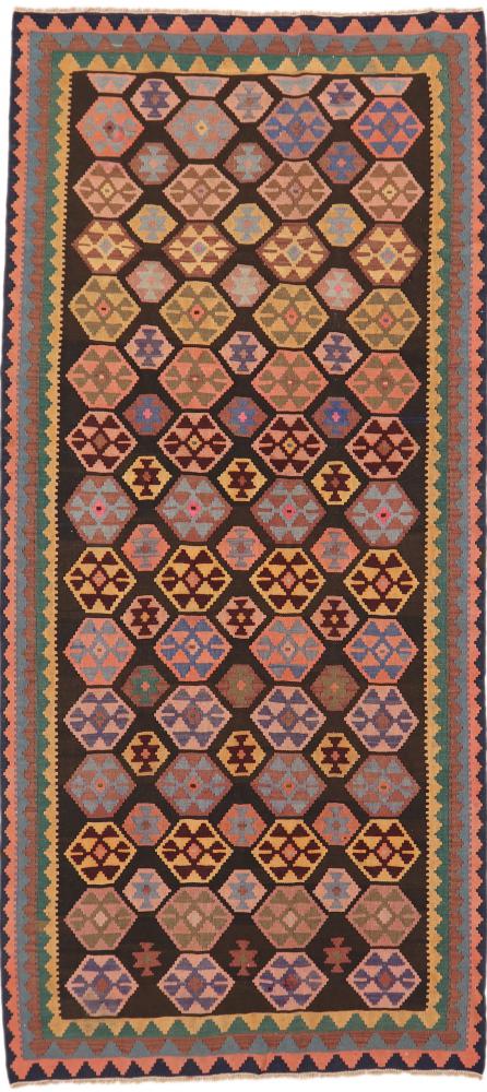 Perzsa szőnyeg Kilim Fars Azerbaijan Antik 10'10"x4'11" 10'10"x4'11", Perzsa szőnyeg szőttesek