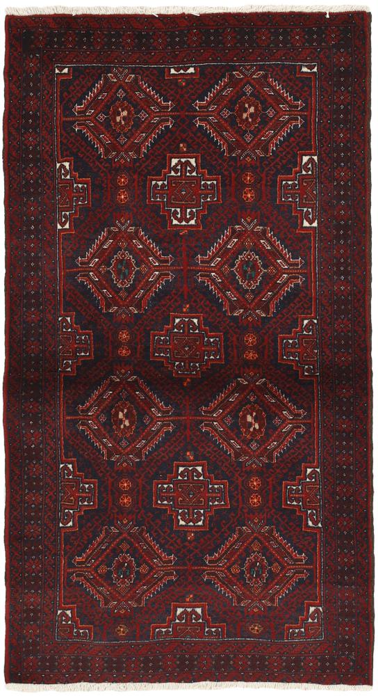 Perzisch tapijt Baluch 173x91 173x91, Perzisch tapijt Handgeknoopte