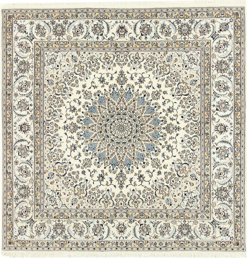 Persian Rug Nain 9La 200x199 200x199, Persian Rug Knotted by hand