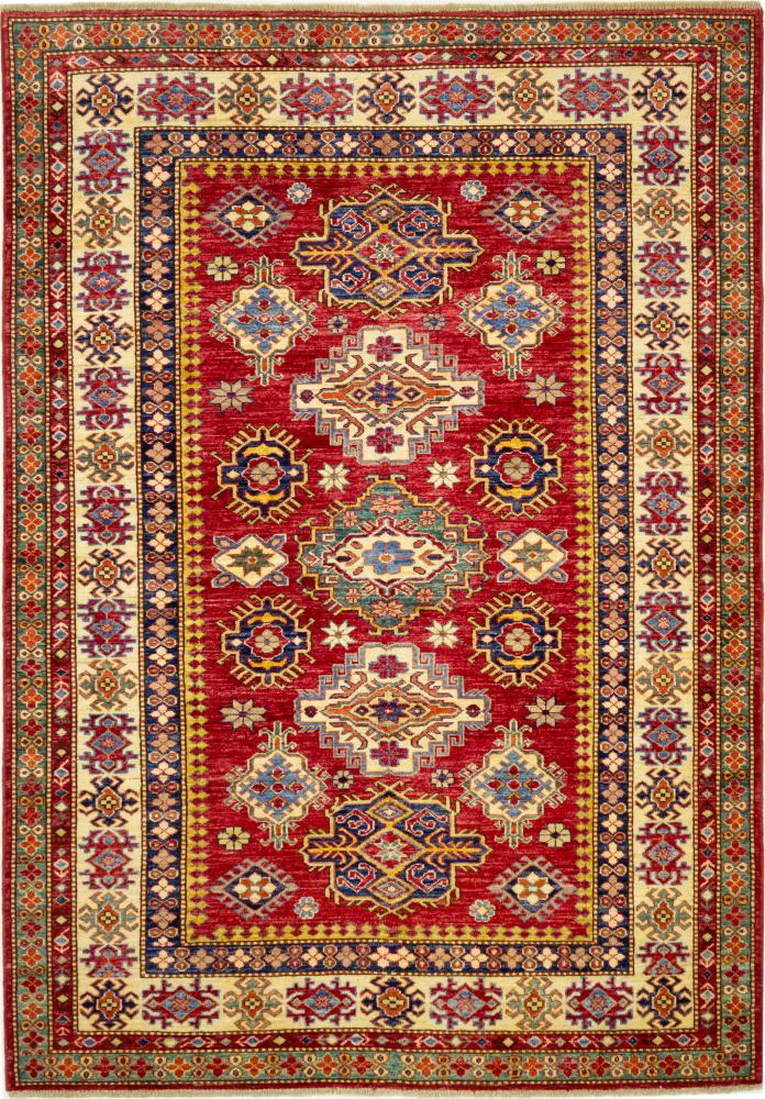 Tapis afghan Super Kazak 215x149 215x149, Tapis persan Noué à la main