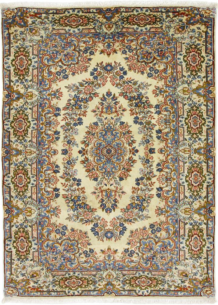 Tapis persan Kerman Lawar 149x111 149x111, Tapis persan Noué à la main