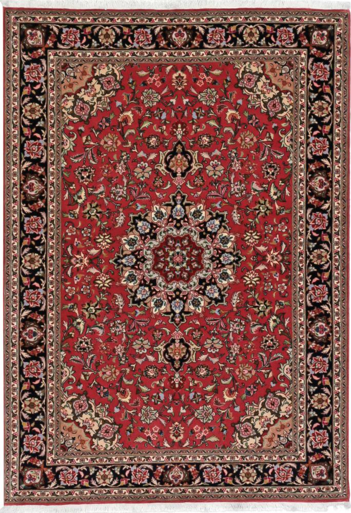 Tapete persa Tabriz 50Raj 145x104 145x104, Tapete persa Atado à mão