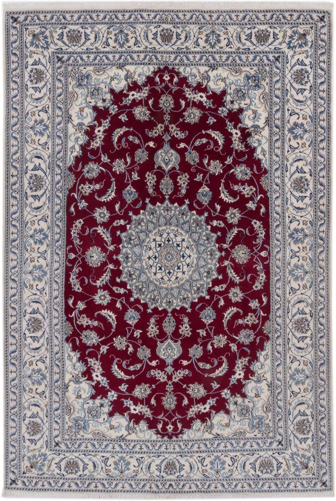 Tapis persan Naïn 294x197 294x197, Tapis persan Noué à la main