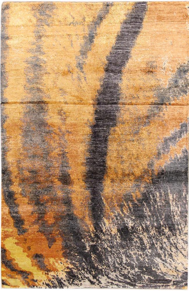 Tapete indiano Sadraa 186x118 186x118, Tapete persa Atado à mão