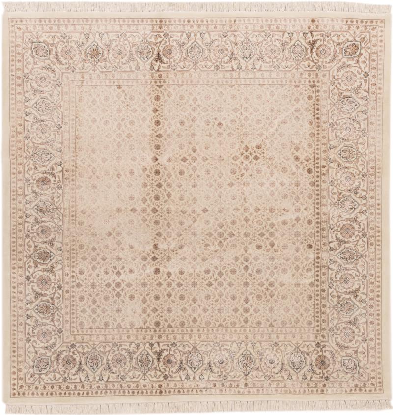 Indo rug Indo Tabriz 204x199 204x199, Persian Rug Knotted by hand