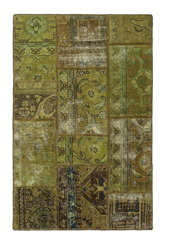 Tapete persa Patchwork 123x81 123x81, Tapete persa Atado à mão