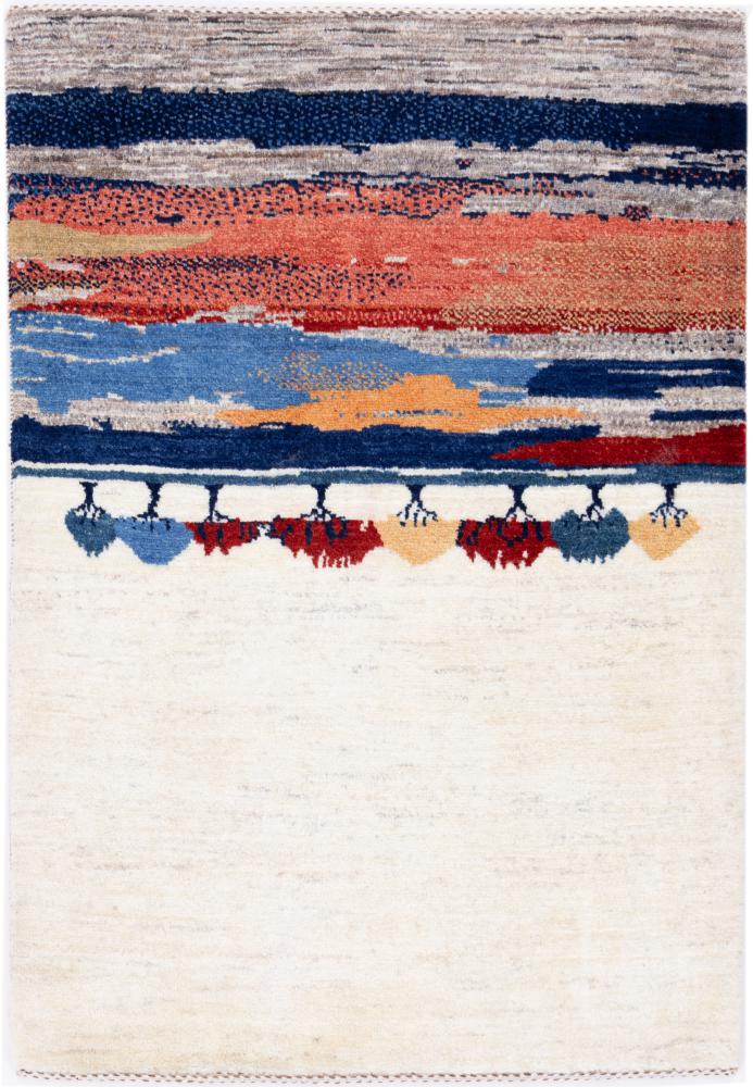 Persian rug Persian Gabbeh Loribaft Atelier 3'11"x2'8" 3'11"x2'8", Persian rug Hand-knotted