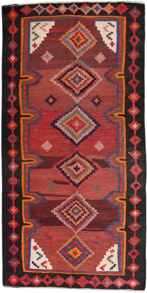 Perserteppich Kelim Fars Antik 9'10"x4'11" 9'10"x4'11", Perserteppich Handgewebt