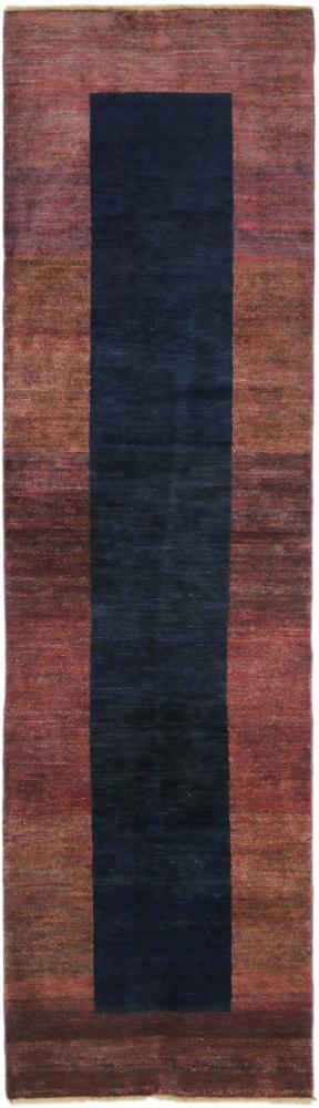 Tapis persan Persan Gabbeh Loribaft 293x80 293x80, Tapis persan Noué à la main