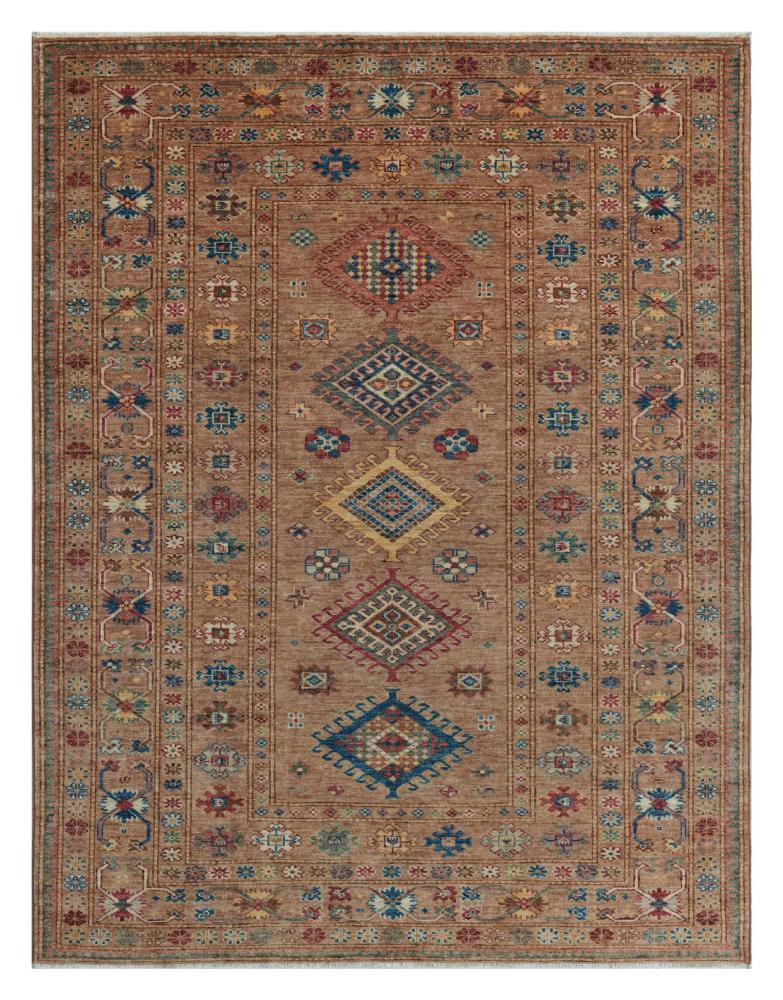 Tapis pakistanais Kazak 199x151 199x151, Tapis persan Noué à la main