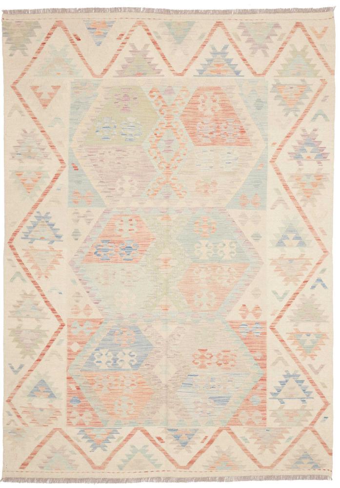 Afghanischer Teppich Kelim Afghan 245x176 245x176, Perserteppich Handgewebt