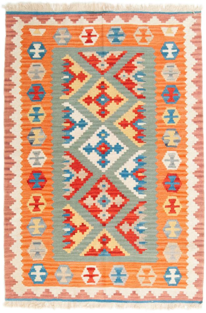 Tapete persa Kilim Fars 176x122 176x122, Tapete persa Tecido à mão