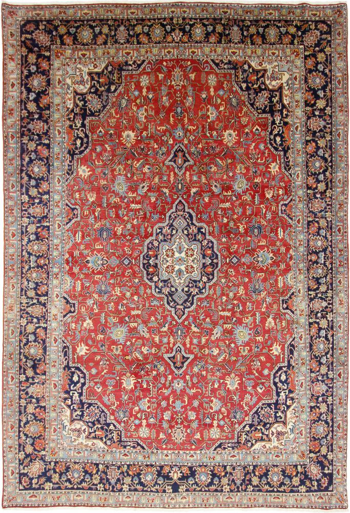 Tapete persa Tabriz 371x251 371x251, Tapete persa Atado à mão