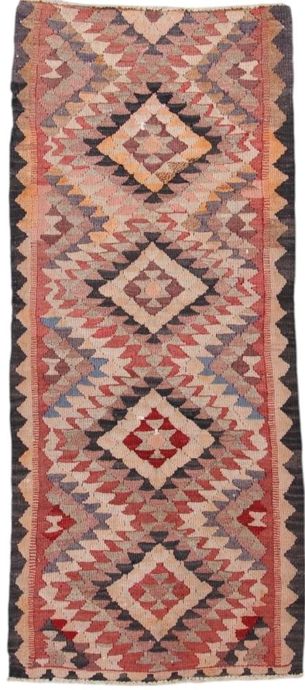 Perserteppich Kelim Fars Antik 9'5"x3'11" 9'5"x3'11", Perserteppich Handgewebt