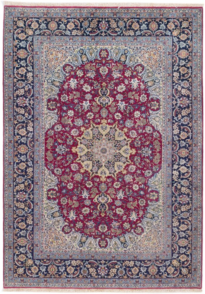 Persian Rug Isfahan Silk Warp 224x158 224x158, Persian Rug Knotted by hand