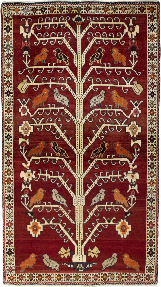 Persian Rug Persian Gabbeh Ghashghai 208x118 208x118, Persian Rug Knotted by hand