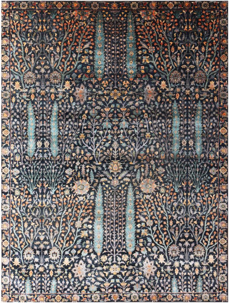 Indischer Teppich Sadraa 367x275 367x275, Perserteppich Handgeknüpft