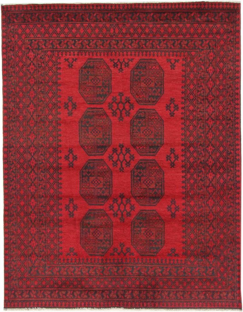 Tapete afegão Afegão Akhche 196x152 196x152, Tapete persa Atado à mão