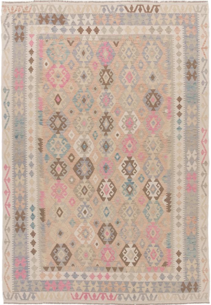 Tapete afegão Kilim Afegão Antigo 346x250 346x250, Tapete persa Tecido à mão