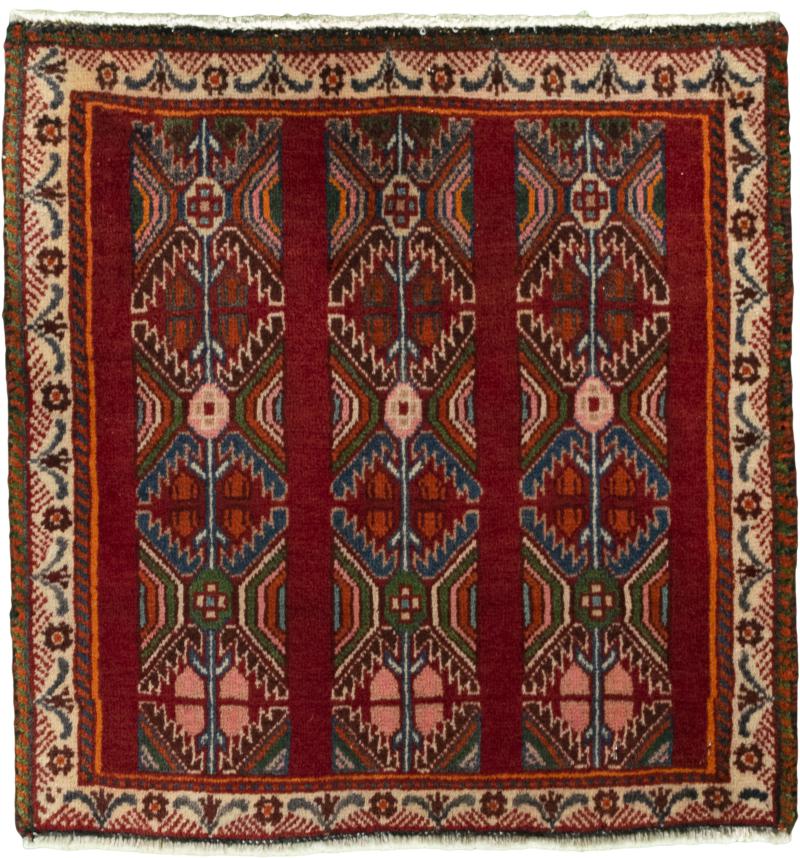 Tappeto persiano Shiraz 56x56 56x56, Tappeto persiano Annodato a mano
