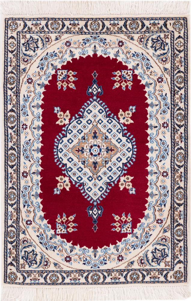 Alfombra persa Nain 9La 100x61 100x61, Alfombra persa Anudado a mano