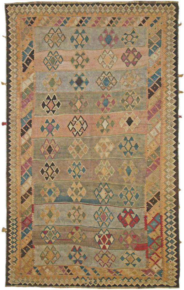 Persian Rug Kilim Fars 8'9"x5'3" 8'9"x5'3", Persian Rug Woven by hand