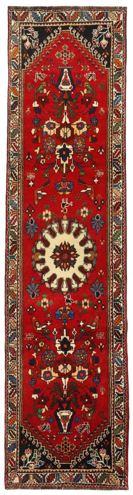 Persisk tæppe Shiraz 325x80 325x80, Persisk tæppe Knyttet i hånden