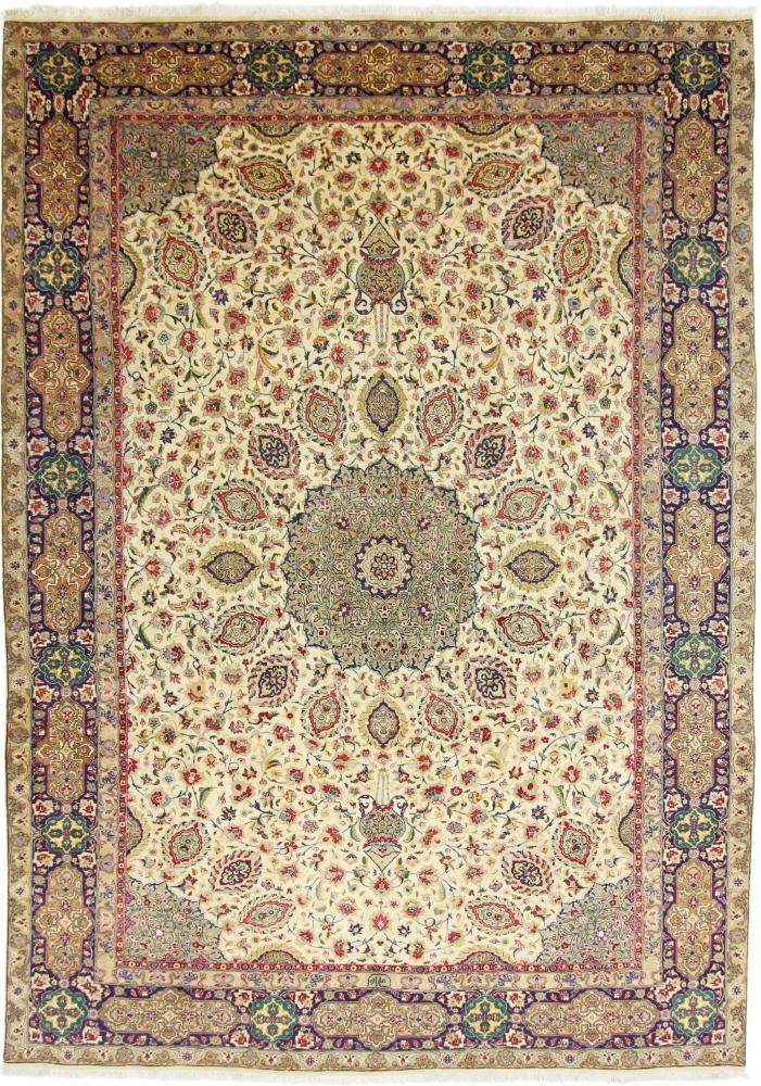 Tapete persa Tabriz 40Raj 337x236 337x236, Tapete persa Atado à mão