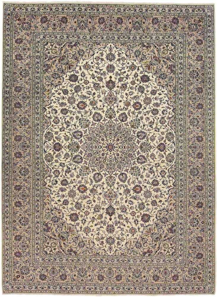 Persisk tæppe Keshan 344x254 344x254, Persisk tæppe Knyttet i hånden