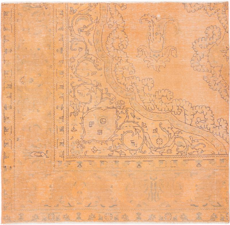 Persian Rug Vintage 141x149 141x149, Persian Rug Knotted by hand